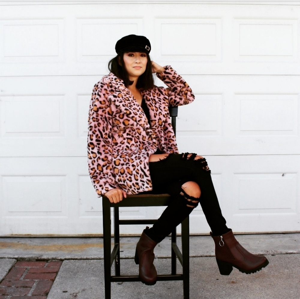 ποΈ//Bloggers Fave Collection// pink leopard coat - Picture 5 of 8